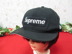 【AS332/6】Supreme/シュプリーム　NEWERA　帽子　キャップ　サイズ7 3/4(61.5ｃｍ)