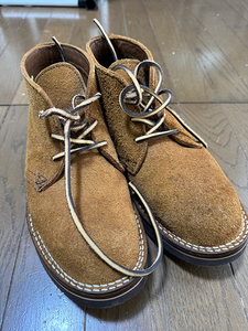 viberg チャッカブーツ UK 7.5EEE US8Dくらい 26cm スエード ラフアウト