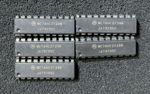 IC Motorola MC74HC273AN 5個セット