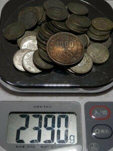 100円銀貨 鳳凰稲穂100円千円銀貨 まとめて239g レターパックライト可 1121V10G