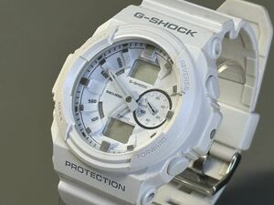 1円〜◆CASIOカシオ G-SHOCK Gショック GA-150 ホワイトカラー クォーツ メンズ腕時計