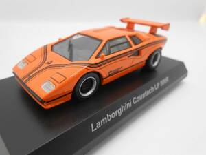 1/64　京商　ランボルギーニ　Lamborghini　Countach LP 500R　オレンジ　コレクション　ミニカー　 