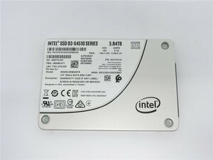 ☆中古品　Intel SSD D3-S4510 SSDSC2KB038T8　 SSD3.84TB 　 SATA 6Gb/s 2.5 送料無料　