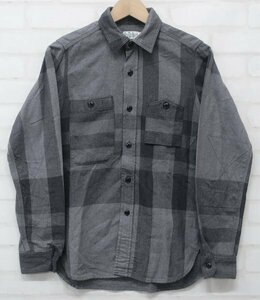 6T2344■FWK ENGINEERED GARMENTS WORK SHIRT BIG PLAID SIZE0 エンジニアードガーメンツ 長袖チェックワークシャツ レディース