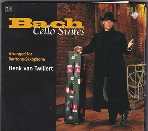 ★CD Bach: Cello Suites バッハ:バリトンサックスによる無伴奏チェロ組曲 CD2枚組 *トゥイラールト(Twillert)