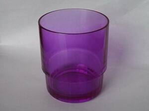Tupperware タッパーウェア　グラス　バイオレット・紫　**未使用**　　プラスチック製 カップ