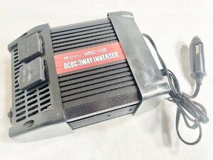 【未確認ジャンク】メルテック DC-ACインバーター DCDC 3WAY INVERTER 24V車 HDC-120