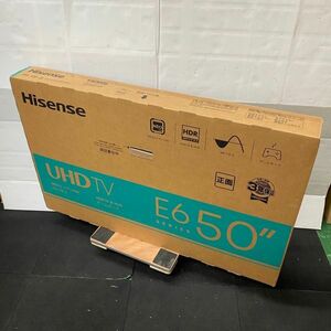 H510-D1-948 ◇未開封 Hisense ハイセンス 4K液晶テレビ UHDTV 50E6G 50V型/NEOエンジンLite VAパネル HDR10&HLG E6Series 映像機器 ⑤