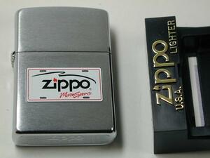 Zippo ナンバープレート柄「Motor Sports」モータースポーツ#200 旧プラ