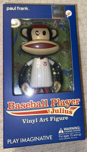 Paul Frank Vinyl Figure - Baseball Player Julius. Play Imaginative deadstock 海外 即決