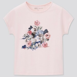 【UNIQLO / ユニクロ】GIRLS ポール&ジョー Tシャツ 半袖 ポール＆ジョー ユニクロ 匿名配送