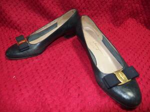 サルヴァトーレフェラガモSALVATORE FERRAGAMO婦人用・レディース革靴パンプス/6サイズ/同サイズの婦人靴を多数出品中/熊本から定形外発送