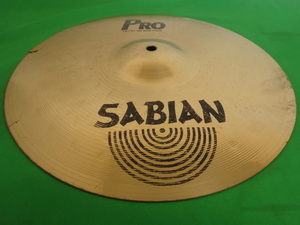 6574★ SABIAN セイビアン PRO プロ 16/41cm ロック クラッシュ シンバル ヒビ破損あり