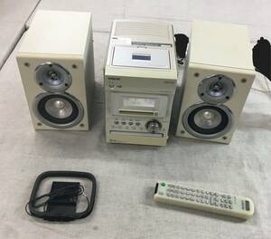 ジャンク品 SONY ソニー CMT-M333NT マイクロハイファイコンポーネントシステム CD/MD/カセットコンポ