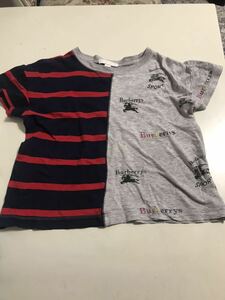 訳あり　バーバリーチルドレン　6歳120サイズ　半袖Tシャツ ティシャツ　キッズ　ロゴ入り　送料140円　即決あり