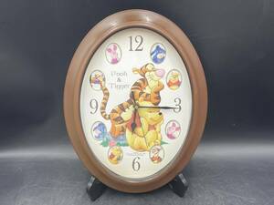 プーさん 壁掛け時計 Pooh＆Tigger アナログ時計