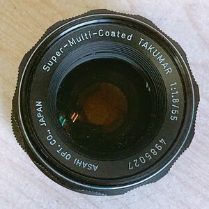 Super Multi Coated TAKUMAR 55mm f1.8 オールドレンズ カメラレンズ ASAHI PENTAX アサヒ ペンタックス 中古 現状品
