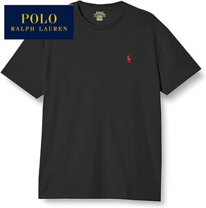 XL/ラルフローレン 半袖Tシャツ メンズ POLO RALPH LAUREN ブランド Tシャツ ポニー 刺しゅう 黒 クラシックフィット