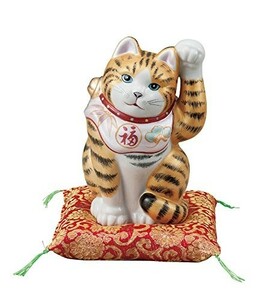 招き猫 九谷焼 陶器 日本製 6.5号 金彩釉 布団付 贈答品 ギフト 贈り物 プレゼント お祝い