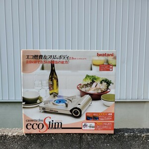 新品　未使用品　Iwatani　イワタニ　カセットコンロ カセットフー　エコスリム　エコ燃費　スリムボディ　卓上　鍋　CB-ECO-SLIM
