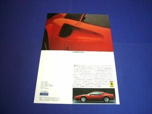 フェラーリ 328GTB 広告 コーンズ　検：ポスター カタログ