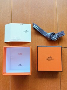 HERMES　エルメス　アクセサリーボックス　空箱　空き箱　ボックス　リボン　説明書