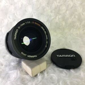 TAMRON 35-70mm f3.5 CF MACRO タムロン アダプトール2 キヤノンFDマウント用 標準ズームレンズ レンズキャップ付 現状品 ／ 05-00999
