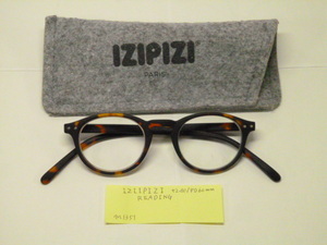 ｍ1351 IZIPIZI/イジピジ +2.00 PD-60mm リーディンググラス/老眼鏡/アイウェア ケース付