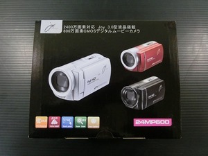 ♪♪ジョワイユ　ビデオカメラ　シルバー　JOYEUX 24MEGA PIXEL FULLHD DIGITAL MOVIE CAMERA　JOY-D600 ④【5L22】♪♪