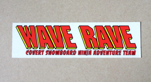 【激レア】　WAVE RAVE　ステッカー　正規品　MAMMOTH LAKES　マンモス・レイクス