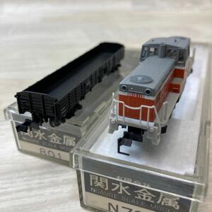 A512 KATO カトー 鉄道模型 関水金属 Nゲージ No,701 DD13115 ディーゼル機関車 JR 国鉄、カトー 801 貨車 トキ15812、ケース付 同梱不可