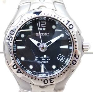 ジャンク SEIKO セイコー キネティック オートリレー 5J22-0B80/011*** 腕時計