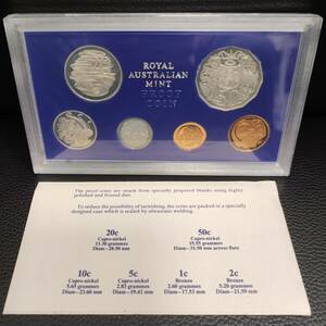 1979 オーストラリア プルーフ貨幣セット Royal Australian Mint Proof Coin 硬貨セット