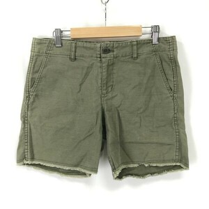 The Shinzone/シンゾーン★ショートパンツ【38/レディースM/khaki/カーキ】ホットパンツ/ハーフ/コットン/ズボン/Pants/Trouser◆pBH739