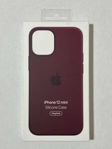 ◆新品◆Apple純正◆iPhone 12 mini シリコンケース（プラム）