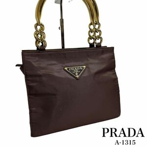 美品！PRADA プラダ　テスートナイロン　三角ロゴ　トートバッグ　ハンドバッグ