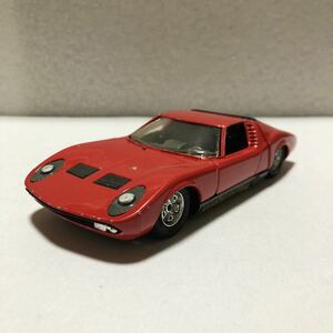 激レア絶版希少！永大グリップ！LAMBORGHINI MIURA！ダイキャストミニカー！1/28スケール！MADE IN JAPAN！当時物！入手困難モデル！