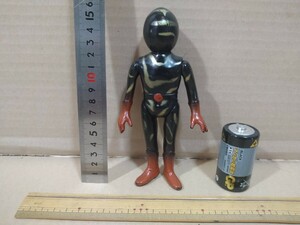 70年代放送当時物　愛の戦士レインボーマン　ダッシュ6　土の化身　ミニ？サイズソフビ　16cm　メーカー不明　版権物　新品同様美品