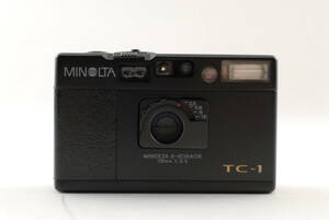 【超美品 保障付 動作確認済】Minolta TC-1 70th Anniversary Limited Black 35mm Film Camera ミノルタ 70周年記念 フィルムカメラ #Q7075