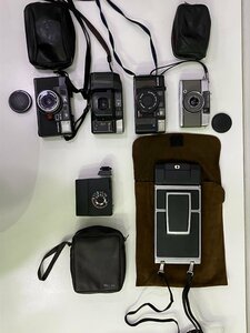 【D54560】カメラおまとめ出品(カメラ5点(POLAROID SX-70)、ストロボ1点) ジャンク(動作未確認のため)【現状品】