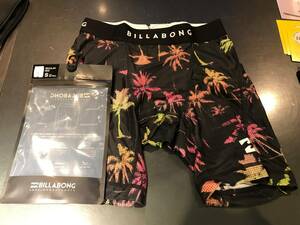 BILLABONG ビラボン アンダーショーツ REGULER RISE スイムウエア 水着用インナー UVカット BA011491 BLK Sサイズ 新品 未使用 正規品