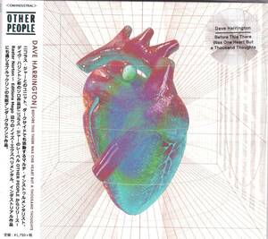 ☆DAVE HARRINGTON/Before This There Was One Heart But A Thousand Thoughts◆Nicolas Jaarの盟友によるエクスペリメンタルな大名盤◇