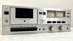 オーディオ機器 TEAC STEREO CASSETTE DECK f-250 ステレオカセットデッキ ティアック カセット プレーヤー 当時物 レトロ 通電確認済み