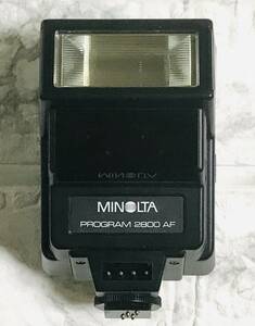 当時物 ミノルタ PROGRAM FLASH 2800AF MINOLTA プログラム フラッシュ