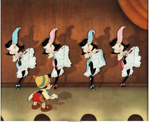Disney　ディズニー　ピノキオ　セル画　原画　限定　レア　入手困難