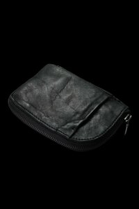 バックラッシュ/BACKLASH/JP SHOULDER GARMENT-DYED COMPACT WALLET/財布/コインケース/カードケース/ブラック/ラスト1点のみ