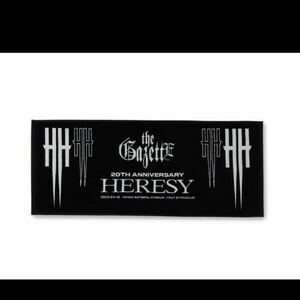 the GazettE タオル　ガゼット　新品　heresy 20周年