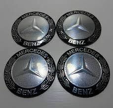 メルセデスベンツ Mercedes-Benz ホイールセンターキャップ ステッカーホイールセンターキャップシール 56mm、