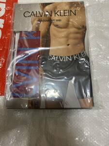 新品未使用 箱入り Calvin Klein カルバンクライン ボクサーパンツ US Mサイズ 大きめ 赤 高級ライン 定価4,950円 ナイガイ 百貨店購入 