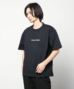 「Calvin Klein」 半袖Tシャツ L ブラック メンズ